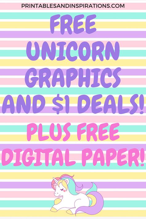 free unicorn graphics, free digital paper, scrapbook paper Unicorn Projects, Unicorn Items, Free Printable Monthly Planner, Planner Calendar Printables, Unicorn Party Invites, Scrapbooking Kids, Unicorn Printables, Personal Journal, Paper Scrapbook