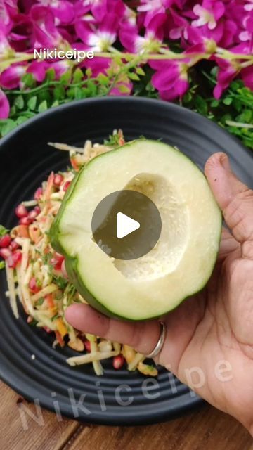 Niki Mithaiwala on Instagram: "Raw papaya contains fibre and  lots of vitamins. Today we will make Raw papaya salad (ingredients in the description box)

200gm Raw papaya, grated 
1/2 cup pomegranate 
1/2 cup coriander leaves 
1/2 cup carrot, grated 
1/4 cup peanuts
1/4 cup Raw Mango, grated 

1 tbsp olive oil 
1 tsp chilli flakes 
1 tsp oregano seasoning 
1 tsp black salt 
1 tsp honey 
1 tsp lemon juice" Raw Papaya Recipes, Raw Mango Recipes, Raw Papaya Salad, Methi Recipes, Asian Chopped Salad, Papaya Recipes, Indian Salads, Raw Mango, Papaya Salad