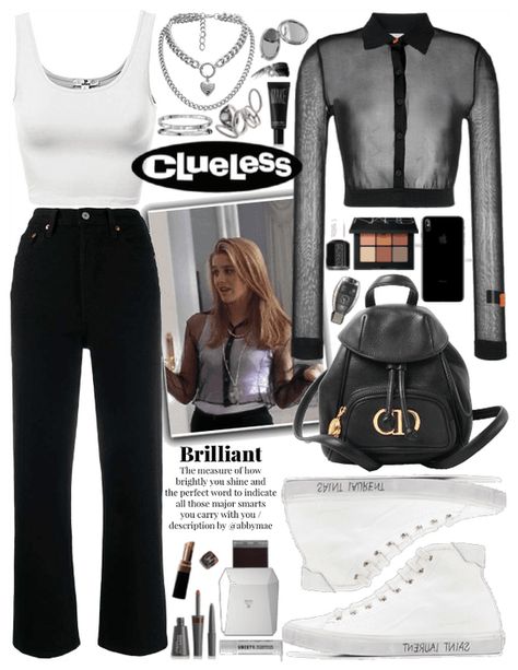 Watching a fight Outfit | ShopLook Cher Outfits, 90’s Outfits, Clueless Fashion, 90s Inspired Outfits, Movie Inspired Outfits, Clueless Outfits, Outfit 90s, Look Retro, 90s Fashion Outfits