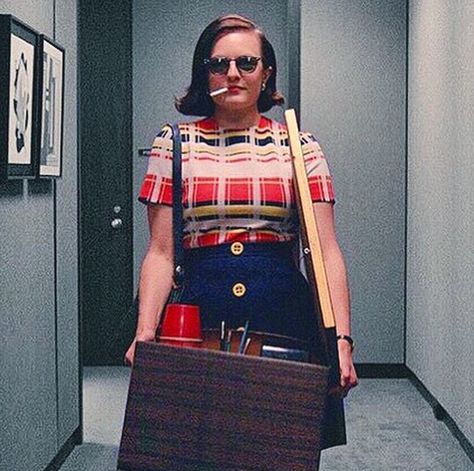 Peggy Olsen #madmen Mad Men Outfits, Gamine Body Type, Peggy Olson, Digital Mood Board, Rich Brian, September Mood, Collage Supplies, The Luckiest Girl, Business Casual Outfit Ideas