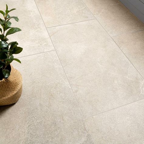 Lucca Beige Anti Slip Matt Stone Porcelain Wall & Floor Tiles Natural Kitchen Tile Floor, Durable Tile Flooring, Beige Floor Tiles Kitchen, Beige Floor Tiles Bathroom, Stone Effect Tiles Kitchen, Non Slip Tiles Outdoor, Non Slip Bathroom Flooring Tile, Neutral Floor Tile Bathroom, Stone Look Floor Tiles