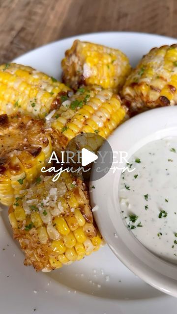 britscookin’ on Instagram: "Cajun Corn! #wingstop #corn #yum #airfryer" Wing Stop Corn, Wingstop Corn, Louisiana Rice, Cajun Corn, Wing Stop, Rice And Gravy, Rice Food, Corn Recipe, Corn On The Cob