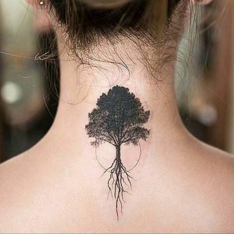 Growth Tattoo Ideas, Growth Tattoo, Tatuaje Cover Up, Tree Roots Tattoo, Tree Tattoo Back, Roots Tattoo, Bauch Tattoos, Petit Tattoo, Tree Tattoo Designs