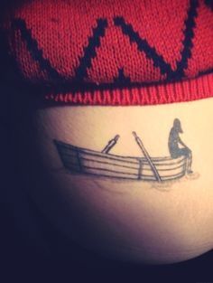 Rowboat tattoo Cute Disney Tattoos, Boat Tattoo, Strange Facts, Nautical Tattoo, Odd Stuff, Anchor Tattoo, Disney Tattoos, Weird Pictures, Skin Art