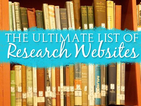 The Ultimate List of Research Websites from Muse of the Morning Homeschool Goals, Research Websites, Websites For Kids, Library Management, Websites For Students, Phrases And Sentences, List Of Websites, Library Reference, College Writing