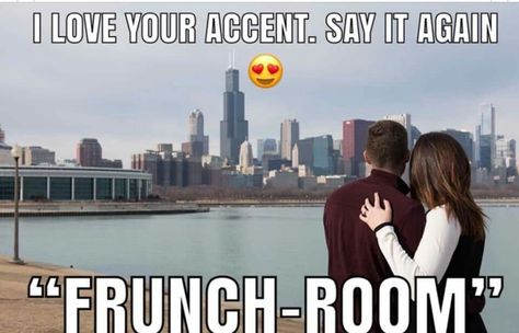 Chicago humor Chicago Photos, O Love, Windy City, City Girl, Illinois, I Love You, Funny Quotes, Chicago, Love You