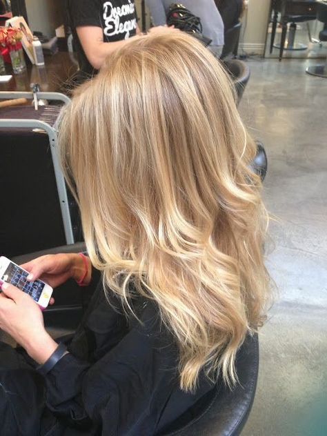 Perfect Blonde Balayage, Beach Blonde With Lowlights, Golden Blonde Layered Hair, Early 2000s Blonde Hair, Feathered Blonde Hair, 90s Blonde Balayage, 90s Soft Blonde Balayage, Bright Warm Blonde Hair, Warm Bright Blonde Hair