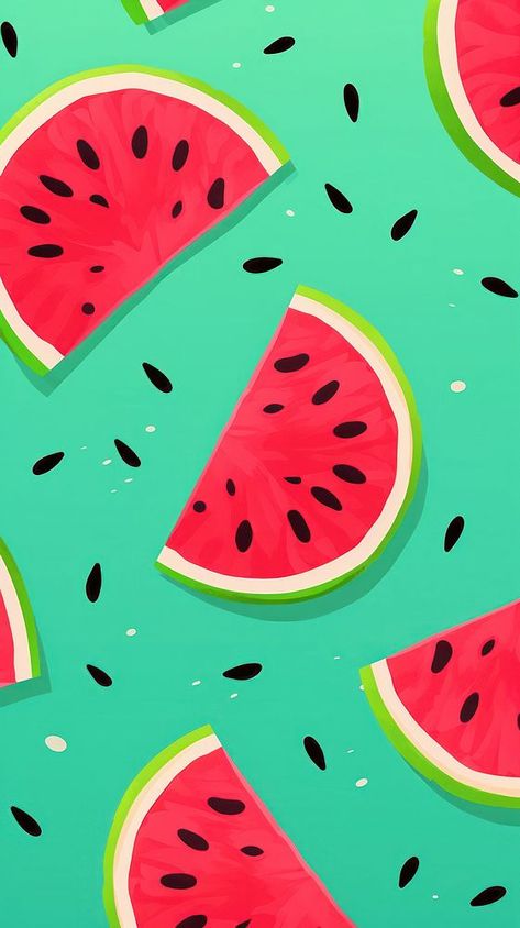 Watermelon Images, Fruit Doodle, Doodle Wallpaper, Watermelon Wallpaper, Summer Wallpapers, Cute Summer Wallpapers, Watermelon Pattern, Doodle Fonts, Summer Wallpaper