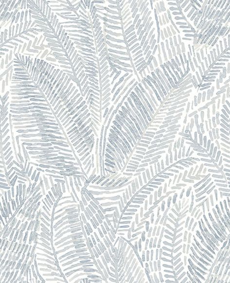 Create a modern, coastal retreat with this soothing botanical wallpaper. Densely packed tropical fronds are painted with an array of blue watercolor brushstrokes along a white background. Fildia is an unpasted, non woven wallpaper.Step inside a world of unparalleled serenity and sophistication with Mylos by A-Street Pr Angeles, A Street Prints, Cleaning Sponge, Room Bedding, Tropical Wallpaper, Coastal Retreat, Botanical Wallpaper, Estilo Art Deco, Tropical Design