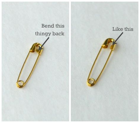 Make a cool, edgy bracelet in a few minutes, just from safety pins. Wearing A Safety Pin Meaning, Safety Pin Ring Diy, Pin With Beads, Safety Pin Ideas, Things To Do With Safety Pins, Safety Pin Bracelet Diy, Safety Pin Earrings Diy, Safety Pins Fashion, Safety Pin Jewelry Patterns