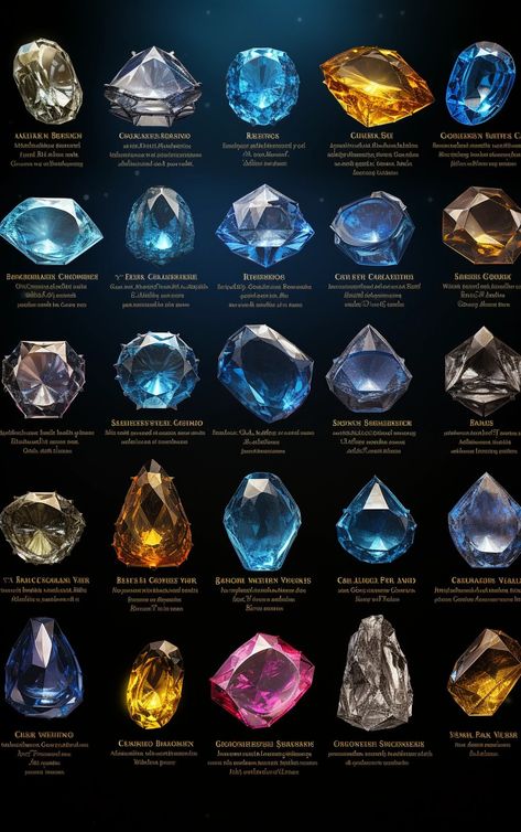 Fantasy Gemstone Art, Info Poster, Game Gem, Magical Crystal, Motivational Articles, Crystal Drawing, Inspirational Content, Amoled Wallpapers, Dnd Dragons