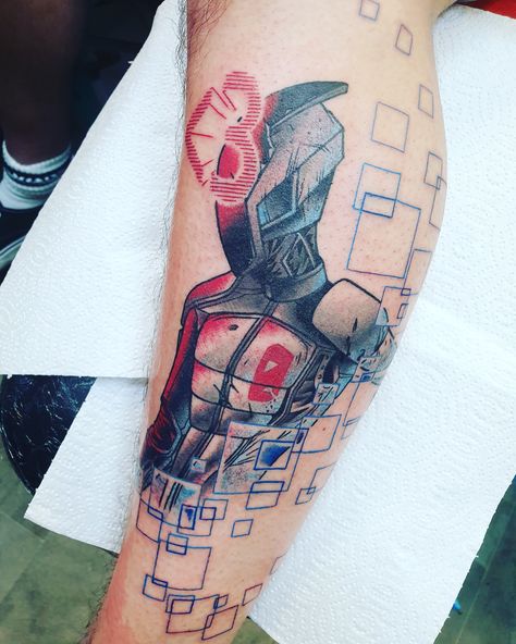 Borderlands Tattoo, Lightsaber Tattoo, House Of Horrors, Borderlands Series, Gamer Tattoos, Trending Tattoos, Prison Tattoos, Tattoo Board, Sketch Tattoo Design