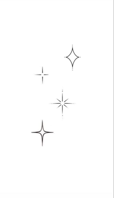 Bodypainting, Small Sparkle Star Tattoo, Minimal Stars Tattoo, North Star Minimalist Tattoo, Minimalistic Stars Tattoo, Cosmic Star Tattoo, Cute Star Tattoos For Women, Wrist Sparkle Tattoo, Star Tattoos On Arm