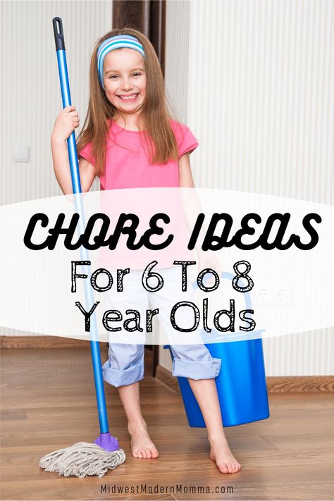 The Ultimate Guide to Age-Appropriate Chores for 6-8 Year Olds Chores Ideas, Chore Ideas, Age Appropriate Chores, Money Saving Mom, Chore List, Parenting 101, Chores For Kids, Raising Kids, Future Kids