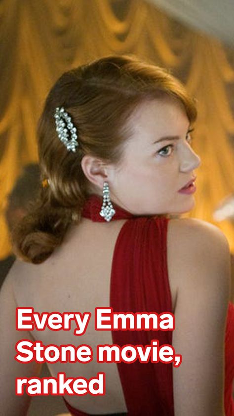 Emma Stone Movies, Movie 43, Magic In The Moonlight, Gangster Squad, Anna Faris, Dating World, Billie Jean King, Nicolas Cage, Friends With Benefits