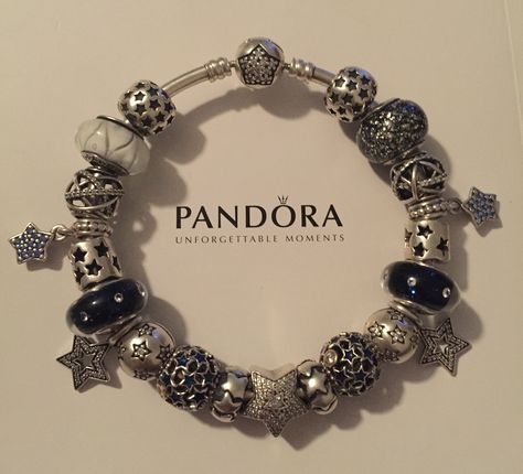 Star theme bangle Themed Pandora Bracelet, Pandora Star, Bracelet Star, Star Theme, Star Bangle, Funky Jewelry, Pandora Bracelet, Pandora Charm Bracelet, Bangles