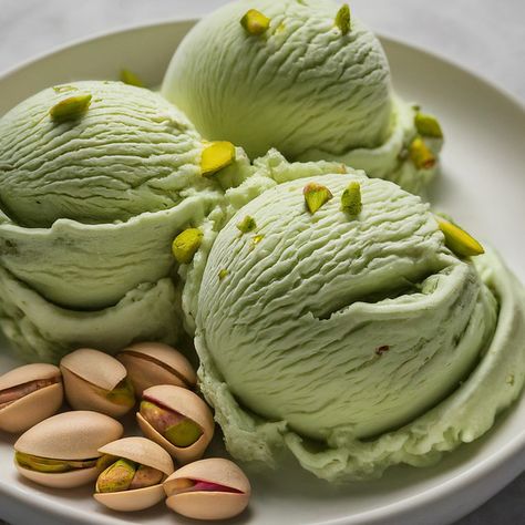 Homemade Pistachio Ice Cream Recipe - Instacart Ice Cream Pistachio, Homemade Pistachio Ice Cream, Pistachio Ice Cream Recipe, Top Desserts, Pistachio Dessert, Pistachio Ice Cream, Mint Ice Cream, Personal Color, Ice Cream Recipe