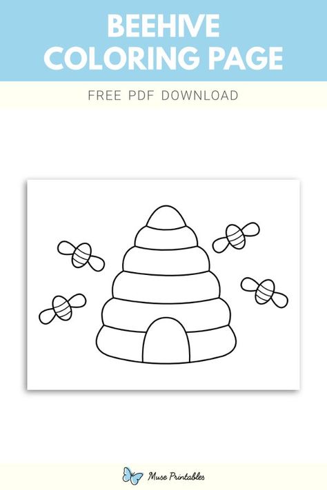 Free printable beehive coloring page. Download it at https://museprintables.com/download/coloring-page/beehive/ Stitch Coloring Pages, Princess Pictures, Easy Coloring Pages, Disney Princess Pictures, Cool Coloring Pages, Coloring Pictures, Bee Hive, Colorful Pictures, Baby Quilts