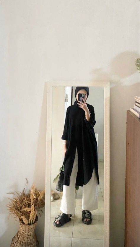 Outfit Kondangan Casual, Ootd Idea, Muslim Outfits Casual, Hijab Style Casual, Ootd Dress, Casual Hijab Outfit, Hijabi Outfits Casual, Everyday Fashion Outfits, Muslim Fashion Outfits