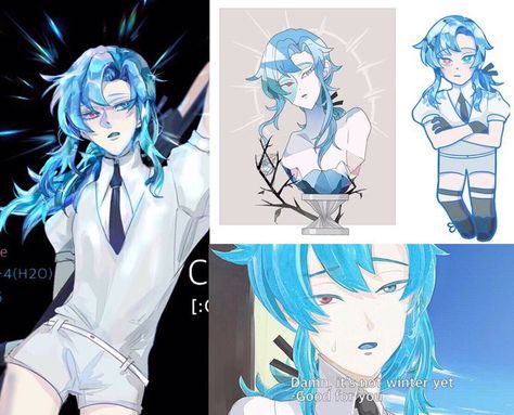 Land Of The Lustrous Oc, Houseki No Kuni Oc, Hnk Oc, Edith Head Gowns, Iced Gems, Viking Hair, Lustrous Hair, Anime Oc, Cute Art Styles