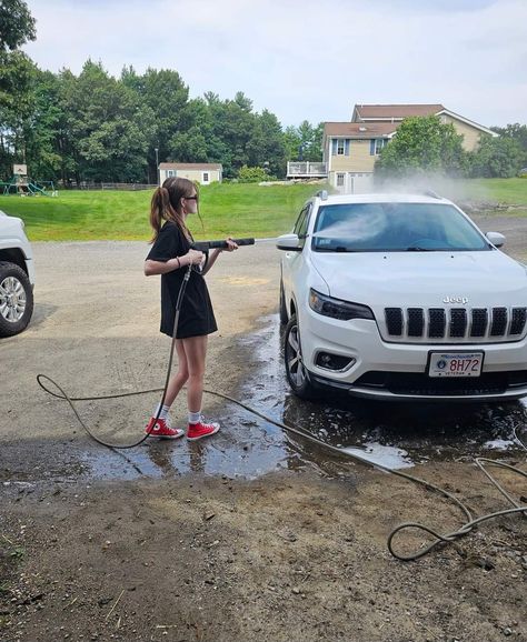 literally just me washing my car idk Car Wash Aesthetic With Friends, Washing Car Aesthetic, Car Washing, Summer Bucket Lists, Summer Bucket, My Car, Car Girl, Car Wash, Photoshoot Ideas