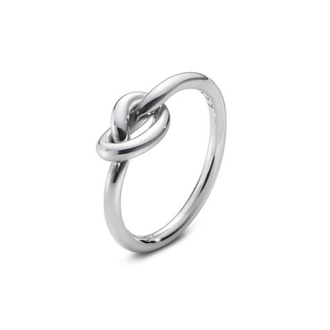 Sculptural Ring, Love Knot Ring, Sterling Silver Promise Rings, Antique Engagement Ring, Stylish Rings, Knot Ring, Georg Jensen, Love Knot, 925 Jewelry