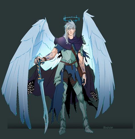 Dnd aasimar eldritch knight Aasimar Dnd Art, Aasimar Wings, Winged Character Art, Aasimar Character Art, Winged Aasimar, Eldritch Knight Dnd, Dnd Asamir, Aasimar Rpg, Aasimar Dnd Male