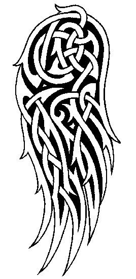 Irish Tattoos, Biker Tattoos, Wing Tattoo Designs, Celtic Tattoo, Angel Wings Tattoo, Wing Tattoo, Angel Drawing, Celtic Tattoos, Celtic Symbols