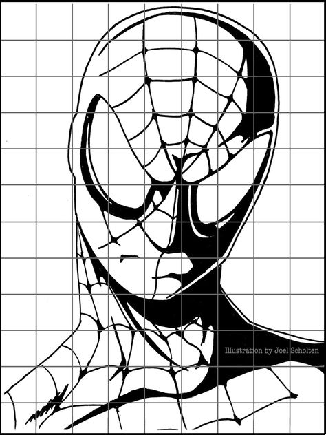 Drawing Superheroes is a great way to keep 6th grade students interested in grid drawings.  The graphic lines make the image simpler and give students a better chance for success. Drawing Grid, Scale Drawings, Grid Drawing, Art Handouts, 7th Grade Art, 8th Grade Art, Drawing Superheroes, Middle School Art Projects, Art Lessons Middle School