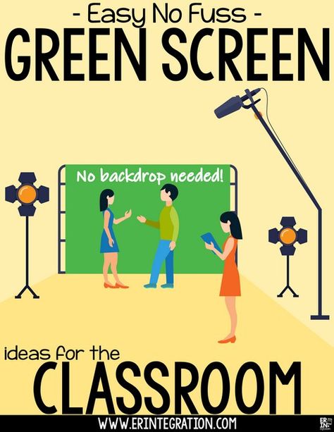 Green Screen Ideas, Green Screen App, Greenscreen Ideas, Screen Videos, Ideas For The Classroom, Teacher Tech, 21st Century Learning, Green Backdrops, Technology Integration