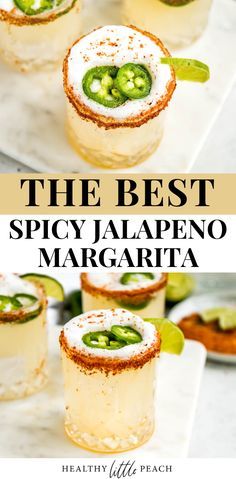 Spicy Jalapeno Margarita Recipe, Jalapeno Tequila Drinks, Tequila Drinks With Tajin, Orange Jalapeno Margarita, Jalapeno Martini Recipes, Spicy Margarita Pitcher, Tajin Rim Margarita, Jalepeno Tequila Drinks, Jalapeño Coconut Margarita