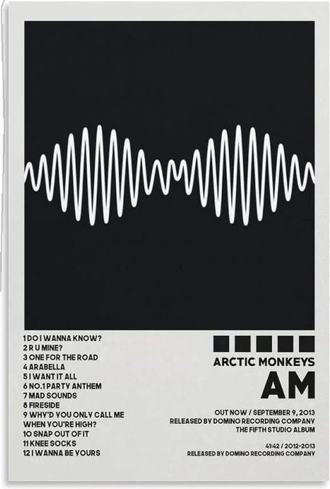 Amazon.com: XINYA Arctic Poster Monkeys Am Poster Album Cover Posters for Room Aesthetic Canvas Wall Art Bedroom Decor 12x18inch(30x45cm): Posters & Prints Poster Prints Arctic Monkeys, Arctic Monkeys Album Cover, Album Cover Wall Decor, Am Poster, Canvas Wall Art Bedroom, Monkey Room, Am Album, Monkey Wall Art, Monkey Decorations