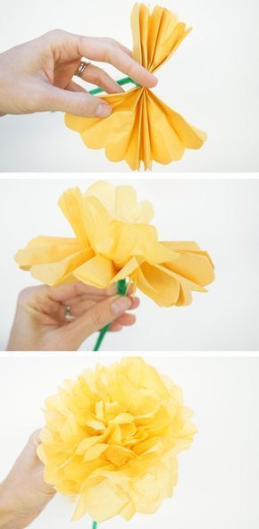 Simple DIY Paper Marigolds for Mother's Day (or anytime you need a paper flower) | TinkerLab.com Paper Marigolds, Dia De Los Muertos Party Ideas, Day Of The Dead Diy, Dia De Los Muertos Decorations Ideas, Day Of The Dead Party, Den Mrtvých, Halloween Fest, Day Of Dead, Marigold Flower