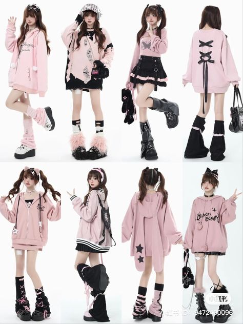 Kawaii Outfit Ideas, Kawaii Fashion Outfits, J Fashion, Female Poses, Pink Outfits, Really Cute Outfits, Kawaii Clothes, Outfits Fashion, Character Outfits