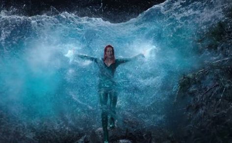 Mera Aesthetic, Aquaman Aesthetic, Modern Aphrodite, Queen Mera, Magick Art, Sea Queen, Magic System, Super Powers Art, Water Aesthetic