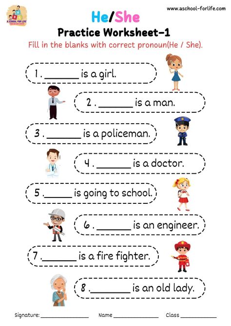 He / She Pronouns Kindergarten, He And She Worksheets For Kids, He She Worksheet, There Is There Are, Verbs For Kids, Worksheets For Class 1, Cvc Words Kindergarten, English Worksheets For Kindergarten, Most Influential People