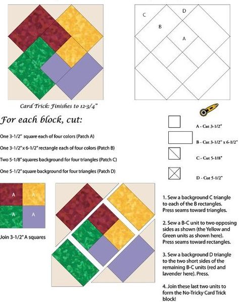 Free Patterns of QUILTING | This is a perfect tutorial for a quilt of card tricks | Facebook Optical Illusion Quilts Patterns Free, Card Trick Quilt Pattern, Quilting Patterns Free, Card Trick Quilt, Optical Illusion Quilts, Christmas Quilting, Card Tricks, Quilting Patterns, Christmas Quilts