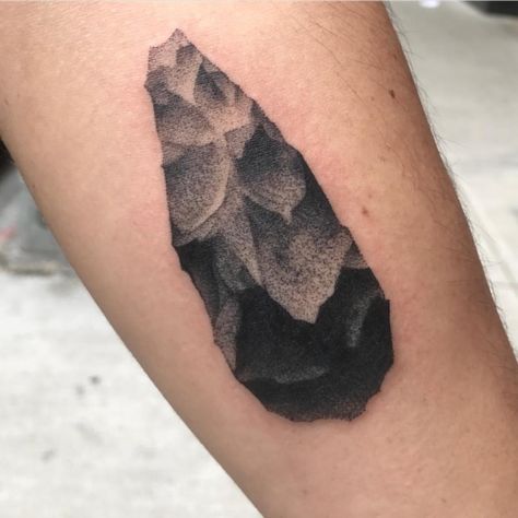 Ancient History Tattoo, Archeology Tattoo, History Tattoo Ideas, Three Kings Tattoo, Contemporary Tattoo, Stone Tattoo, Tool Tattoo, Gem Tattoo, Rock Tattoo