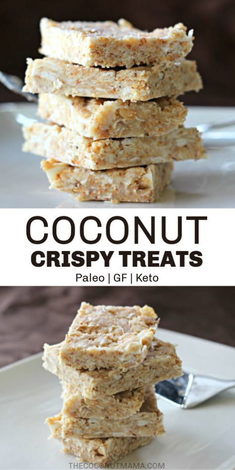 Healthy Coconut Syrup, Paleo Rice Crispy Treats, Easy Healthy Coconut Desserts, Unsweetened Shredded Coconut Recipes, How To Eat Coconut Oil, Coconut Shredded Recipes, Dried Coconut Recipes, Coconut Flower Recipes Baking, Coconut Flake Recipes