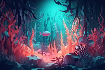 under the sea concept art - Google 검색 Sea Concept Art, Wyvern Rider, Background Game, Sea Artwork, Under Sea, Sea Illustration, Sea Floor, Ocean Wallpaper, Deep Blue Sea