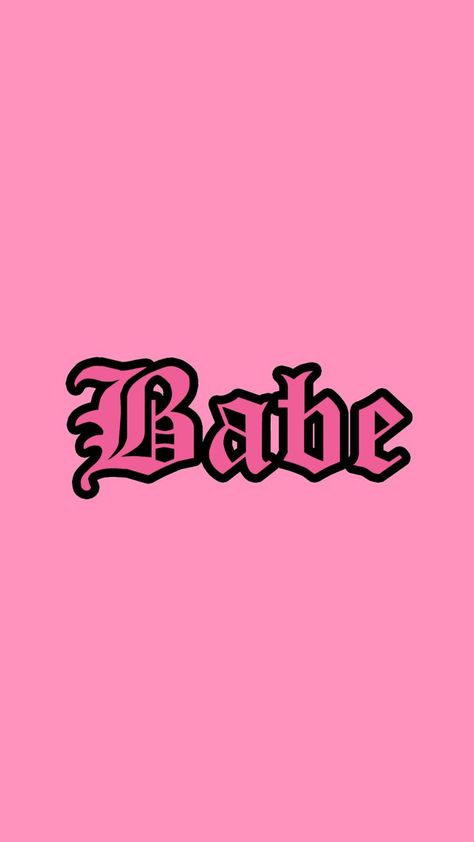 Babe graphic #quote Tattoo Heart, Pink Background, Pink Blue, Pink, Blue