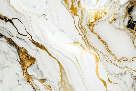 Photo abstract marble white and gold bac... | Premium Photo #Freepik #photo #elegant-design #luxury-texture #fluid-pattern #liquid-pattern Black White And Gold Marble Wallpaper, White And Gold Marble Background, White Marble With Gold Veins, Epoxy Texture, White Gold Marble Texture, White Gold Wallpaper, Luxury Marble Texture, Gold Marble Background, Marble Texture Wallpaper