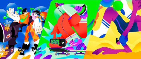 Spotify - La realidad que quiero :: Behance Spotify Illustration, Personal Project, Big Boys