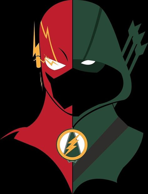 Green Arrow Logo, Flash And Arrow, Comic Wallpaper, Flash Comics, Arrow Art, Dc Tv Shows, Flash Tv Series, Flash Logo, Dc Comics Wallpaper