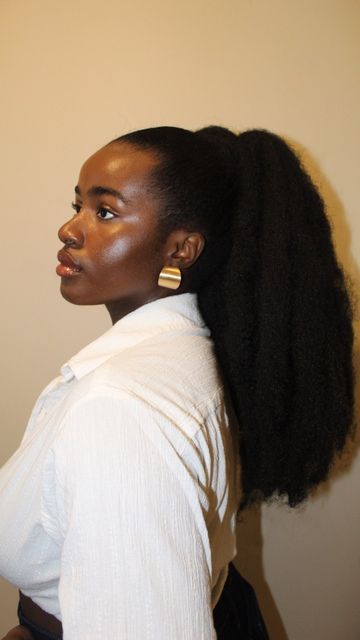 Marley Hair Ponytail, Cuban Twist Hair, Natural Hair Ponytail, Human Hair Ponytail Extensions, Human Hair Ponytail, Afro Ponytail, Chic Ponytail, Perfect Ponytail, Marley Hair