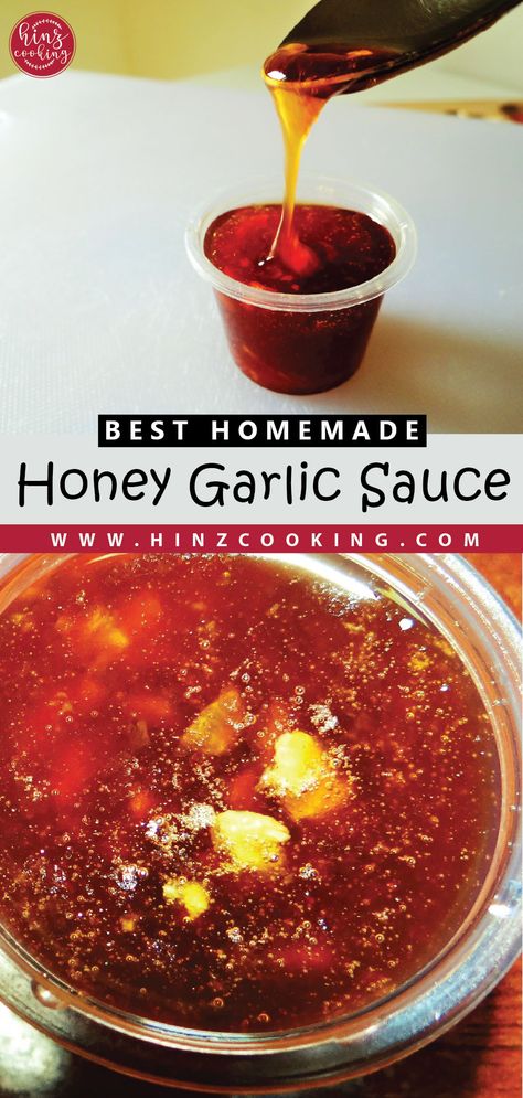 how to make honey garlic sauce Honey Garlic Wing Sauce Recipes, Honey Garlic Chicken Sauce, Honey Garlic Sauce Recipe, Homemade Honey Garlic Sauce, Honey Sauce For Chicken, Honey Sauce Recipe, Wing Sauce Recipe, Chicken Wing Sauce Recipes, Hot Garlic Sauce