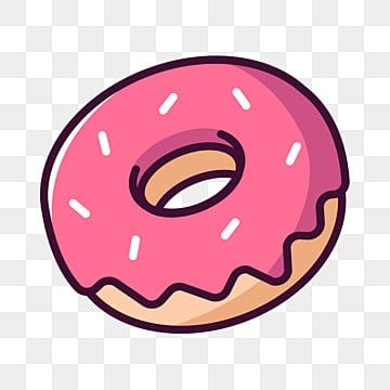 Donat Png, Donut Doodle, Donut Illustration, Makanan Cepat Saji, Donut Drawing, Donut Cartoon, Donut Vector, Map Symbols, Cute Donuts