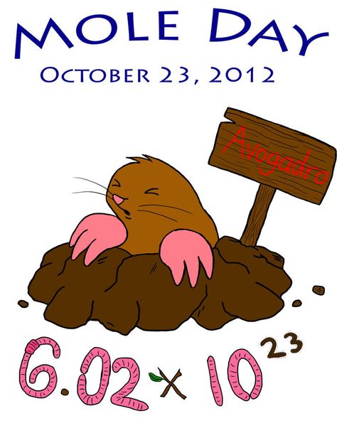 Mole Day! by ~SonicDevotion on deviantART Mol Project Chemistry, Mole Project, Linking Verbs Worksheet, Mole Day, Parts Of The Mass, Chemistry Projects, Geometry High School, Day Template, Chemistry Class