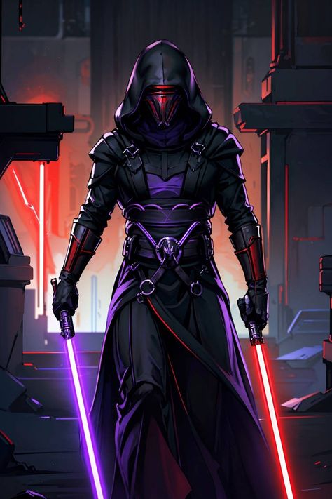 Sith Cosplay Men, Dark Jedi Art, Revan Star Wars Art, Sith Lord Oc, Star Wars Sith Art, Sith Lord Concept Art, Darth Revan Wallpaper, Darth Revan Art, Sith Lord Art