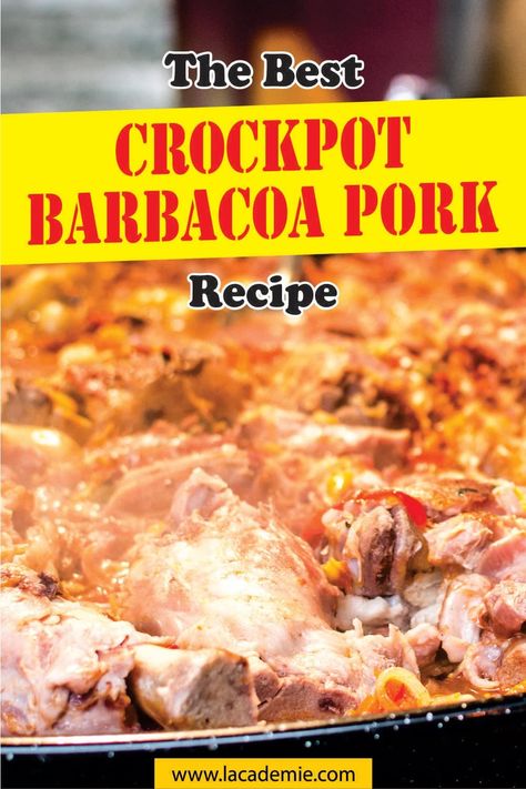 Barbacoa Pork: The Best Crockpot Recipe in 2024 Pork Barbacoa Crock Pot, Barbacoa Pork, Crockpot Barbacoa, Pork Barbacoa, Barbacoa Crock Pot, Pork Crock Pot, Pork Crock, Best Crockpot, Chipotle Seasoning